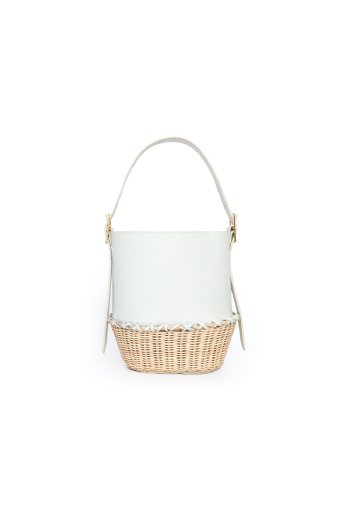Jiucket Straw Bag Off White-Ecru