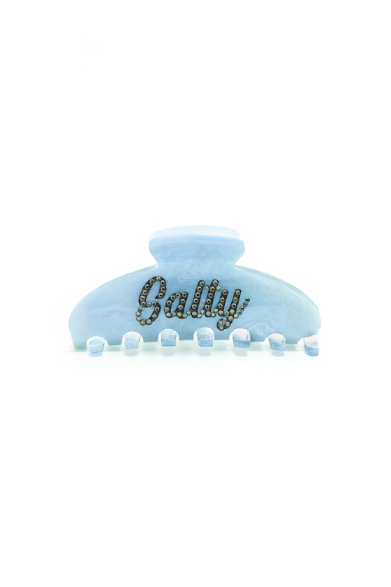 Large Salty Clip Sugar Blue