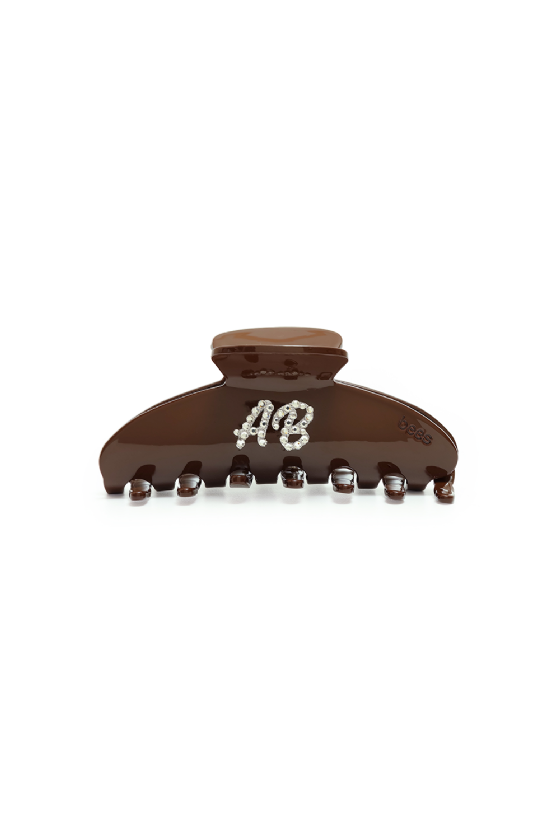 Large Ab Clip Brown