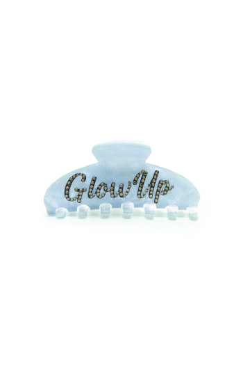 Large Glow Up Hair Clip Sugar Blue
