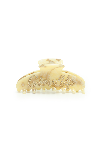 Large Glow Up Hair Clip Marble
