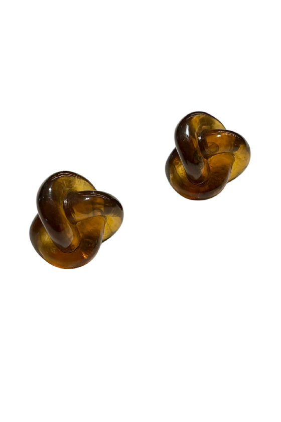 Iohana Resin Earrings Tartaruga