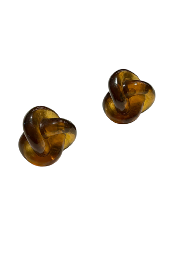 Iohana Resin Earrings Tartaruga