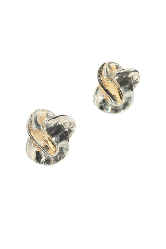 Iohana Resin Earrings  Transparente 