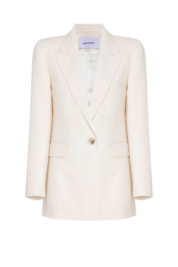 Lidia Wool Blazer Off White