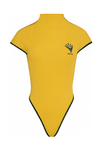 Body Mesh Rib P Brazil Yellow-Green
