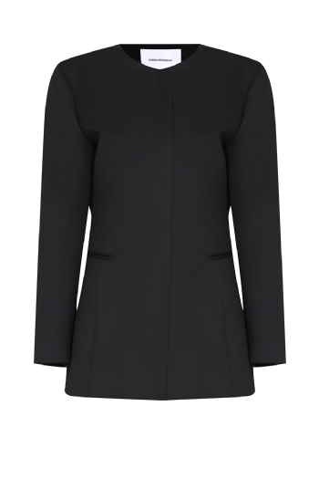 Wool Blazer Black