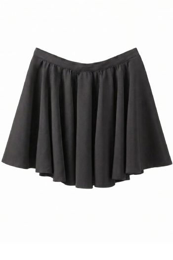 Luniz Wool Skirt Gris Mélangé