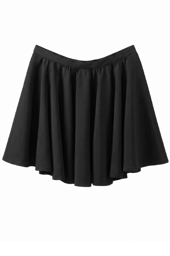Luniz Wool Skirt Black