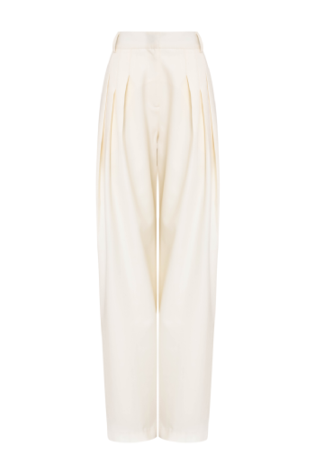 Liana Wool Pants Off White