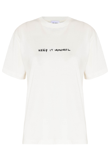 Luo Knit T-Shirt Off White