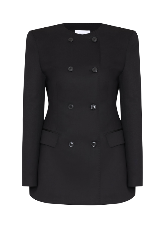 Liliane Wool Blazer Black