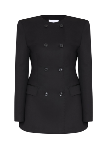 Liliane Wool Blazer Black