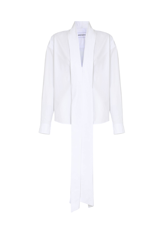 Loisse Tricoline Shirt White