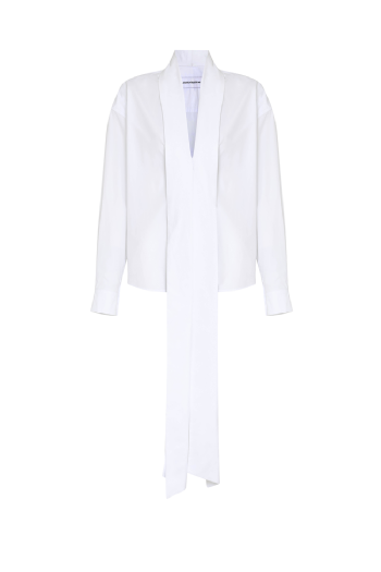 Loisse Tricoline Shirt White