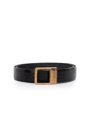 Jandra Leather Belt Black