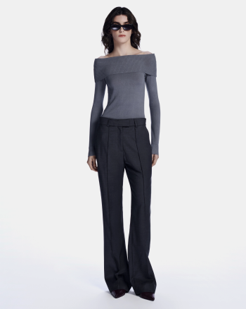  Letania Knit Blouse Carbon