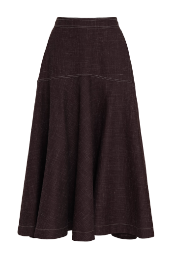 Limarta Wool Skirt Wine
