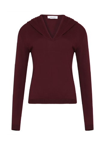  Lorron Knitting Blouse Aubergine