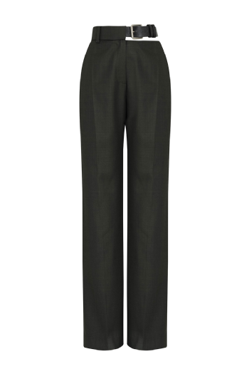 Lisbel Wool Pants Deep Green