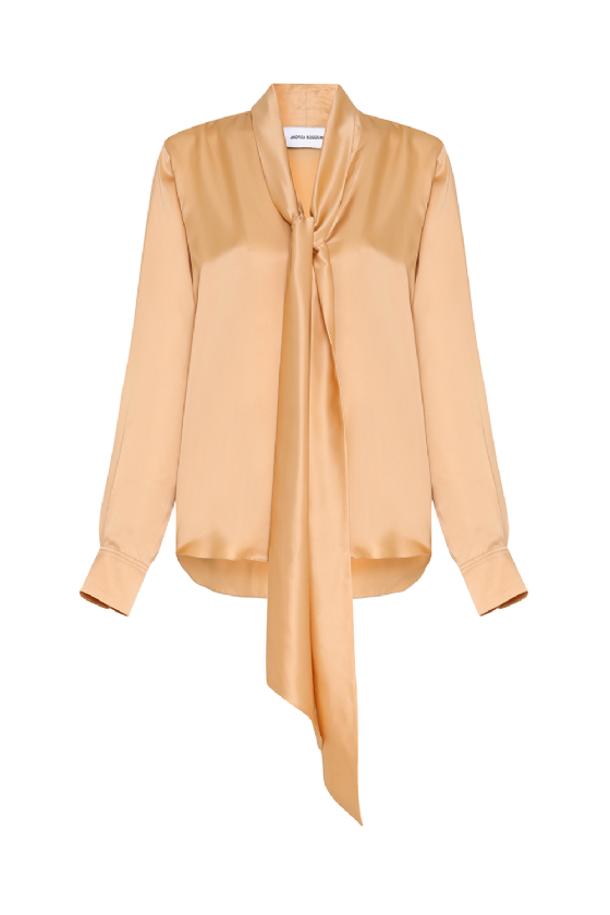 Lenis Silk Shirt Sand