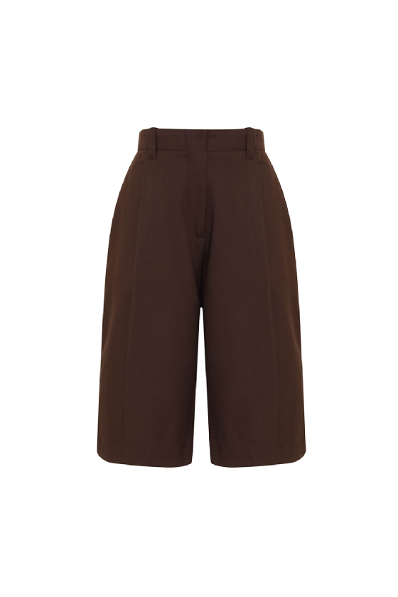 Limus Wool Bermuda Ebene Brown