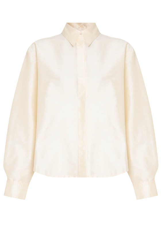 Lutla Shantung Shirt Off White