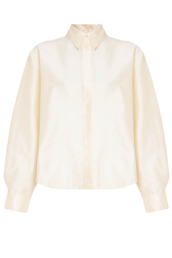 Lutla Shantung Shirt Off White