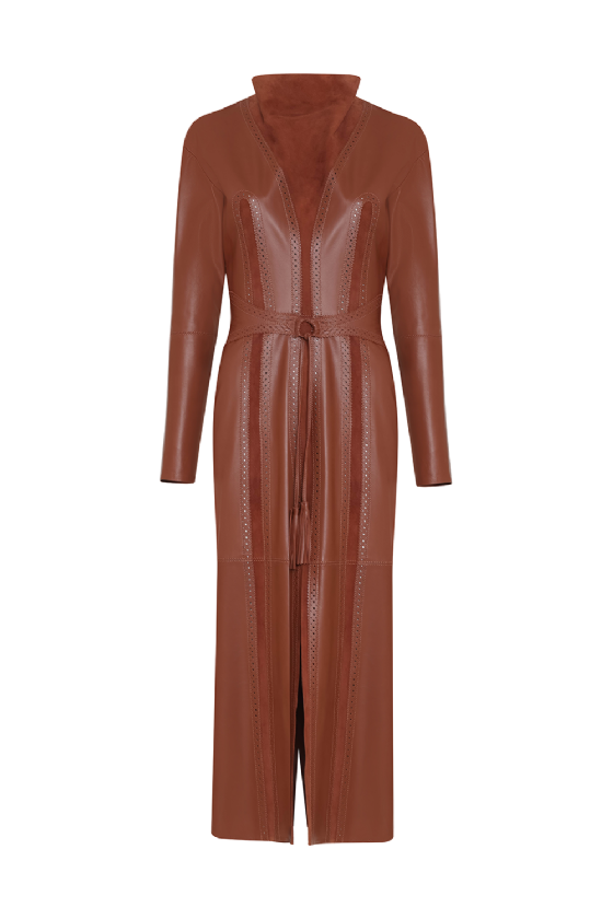  Lemoir Leather Dress Terre