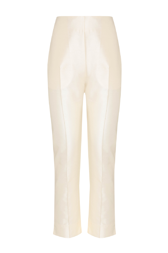Litla Shantung Pants Off White