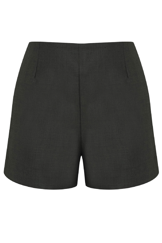 Lem Wool Shorts Deep Green