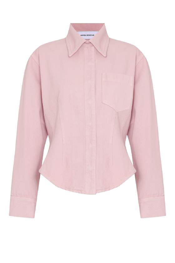 Laround Twill Shirt Light Pink