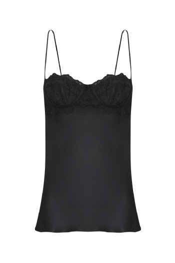  Silk Tank Top Legend Black