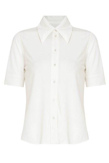 Liquet Knit Blouse Off White