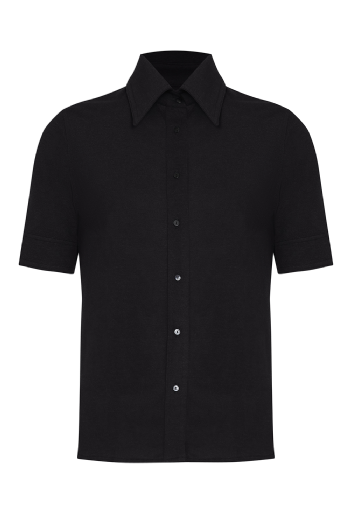 Liquet Knit Blouse Black