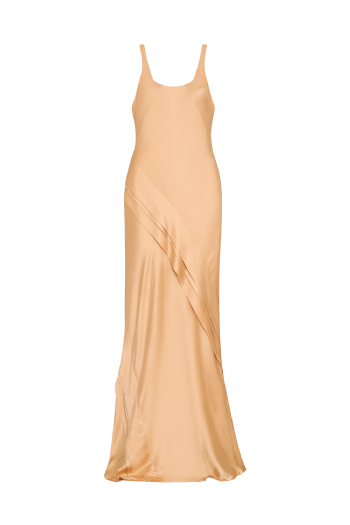 Leda Silk Dress Sand