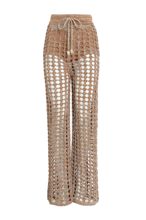 Jusna Knitted Pants Almond-Butter
