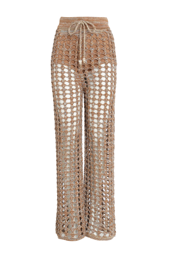 Jusna Knitted Pants Almond-Butter