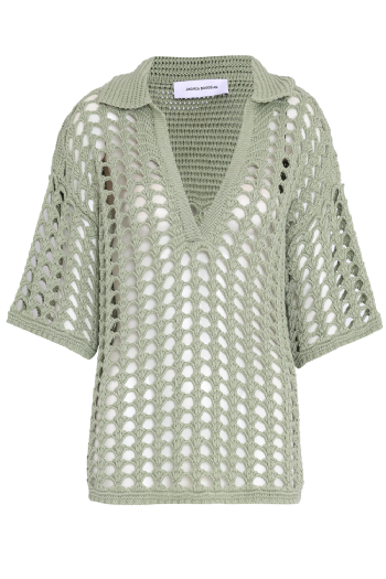 Justino Knit Blouse Fresh Mint