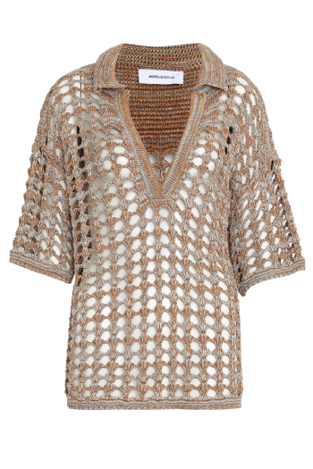 Justino Knit Blouse Almond-Butter