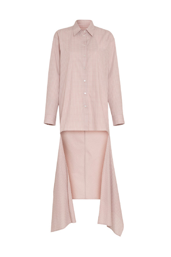 Manara Xw Tricoline Shirt Antique Pink - Off White
