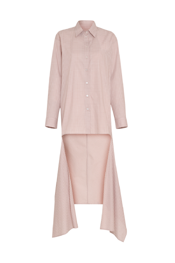 Manara Xw Tricoline Shirt Antique Pink - Off White