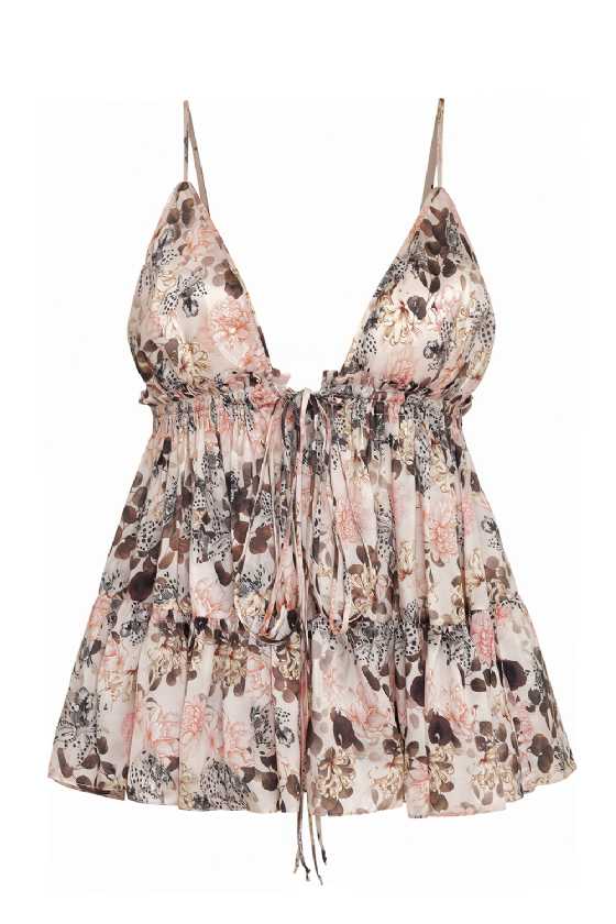 Minana Silk Tank Top Soft Pink