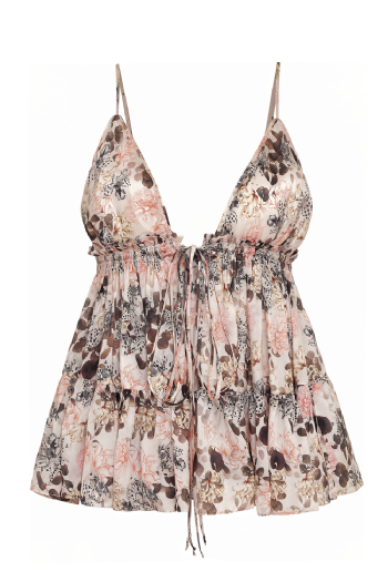 Minana Silk Tank Top Soft Pink