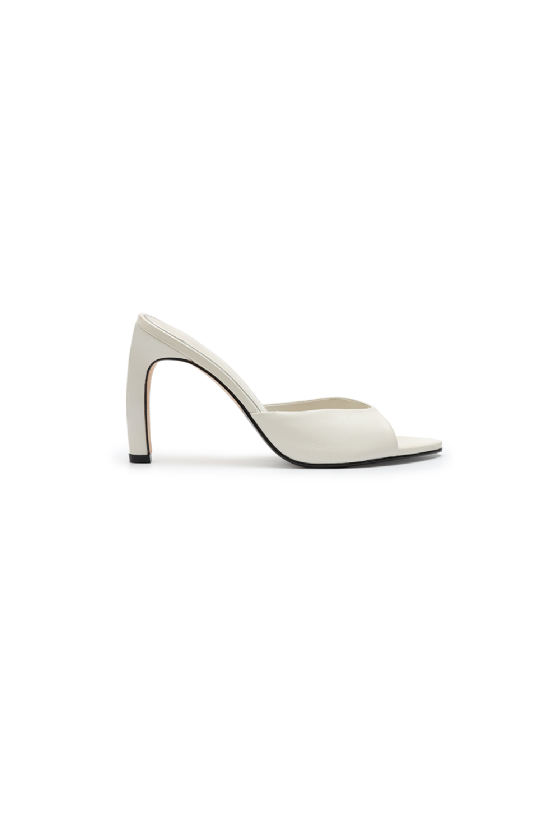 Maddo Leather Sandal Off White