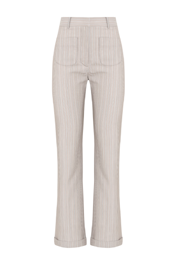 Wool Pants Lensa Taupe Gris