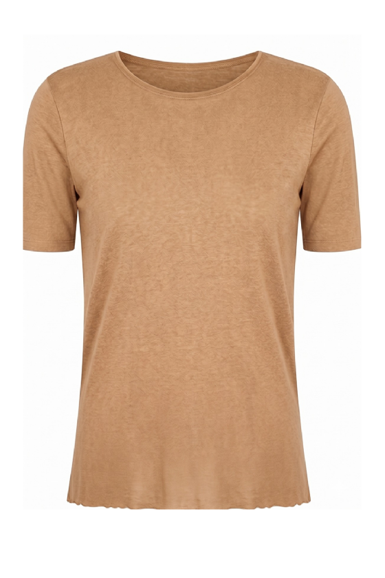 Jisadora Knit T-Shirt Almond