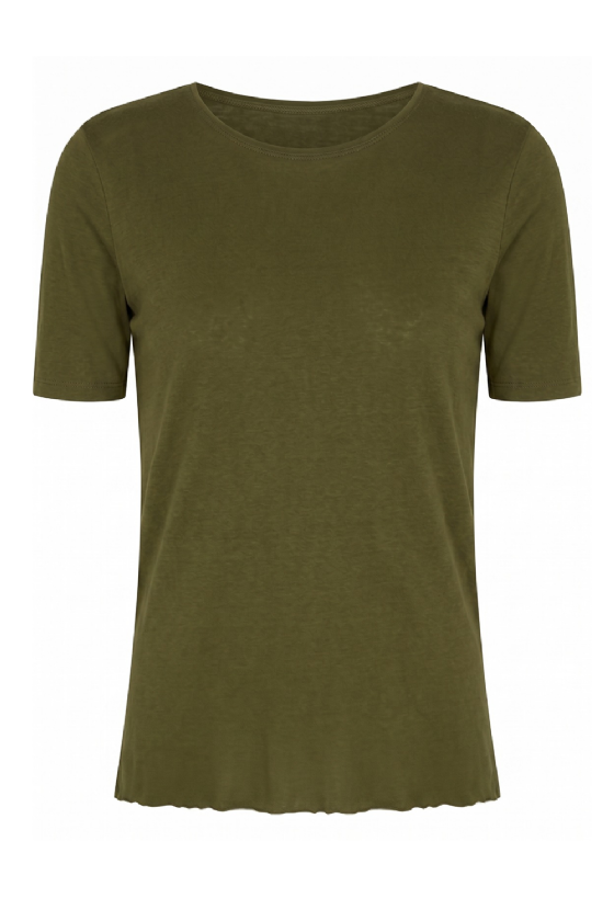 Jisadora Knit T-Shirt Olive