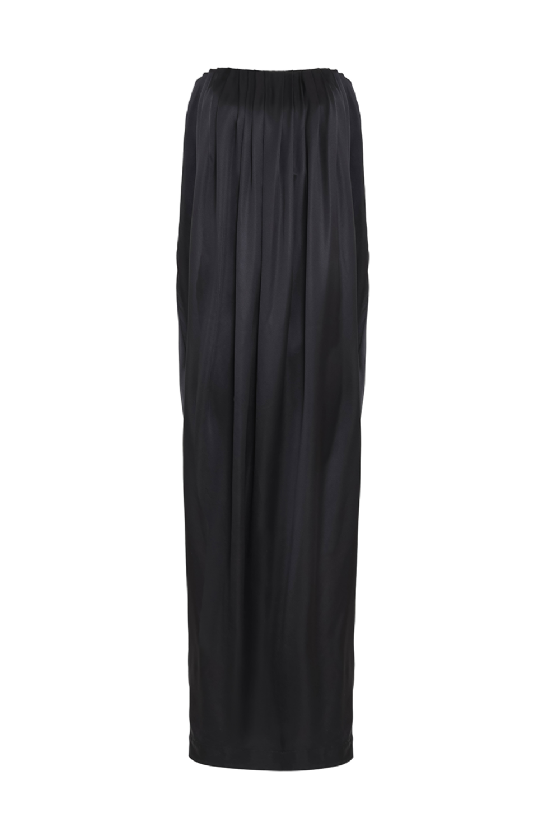 Lizin Silk Dress Black