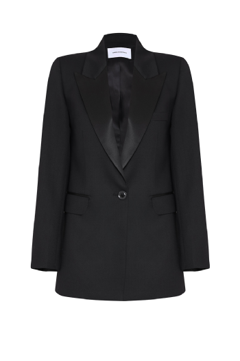 Lidia Wool Blazer Black